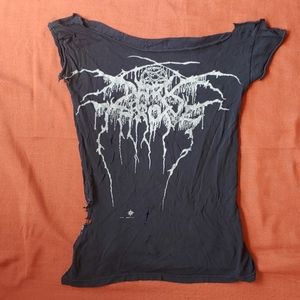 Darkthrone original vintage black metal shirt DIY